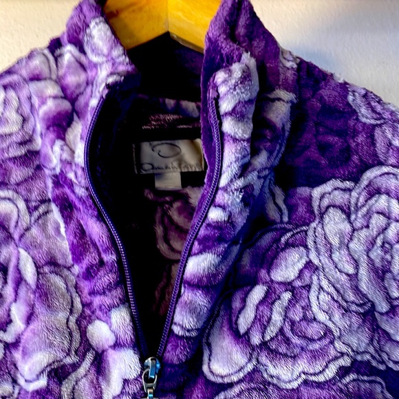 Purple Oscar de la renta robe - Picture 2 of 5